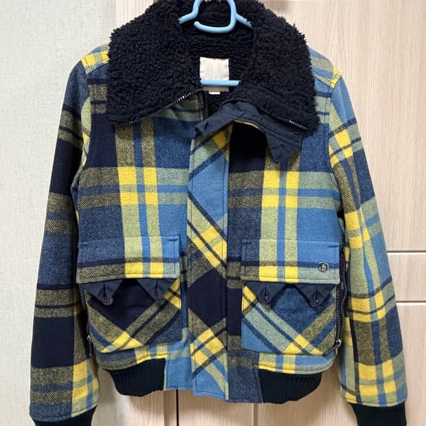 디젤 DIESEL 체크 양털 자켓 (여성 S~M)