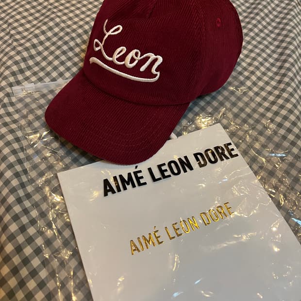 에메 레온 도르 레온 코듀로이 햇 모자 캡 볼캡