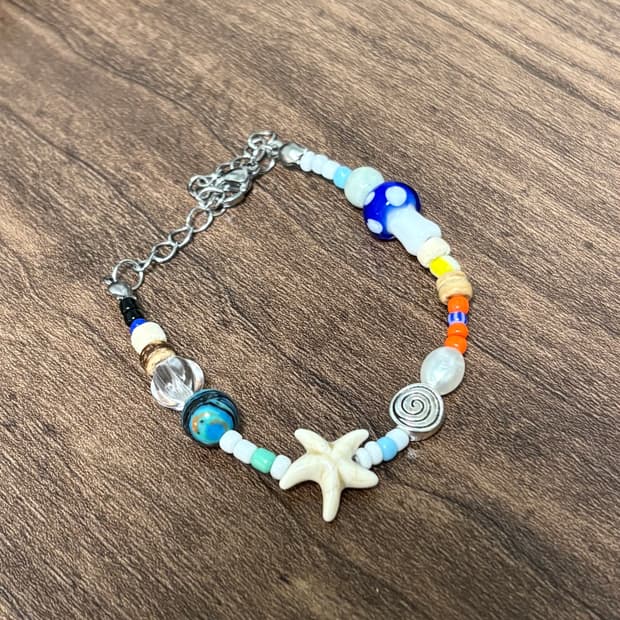 빈티지비즈팔찌0001