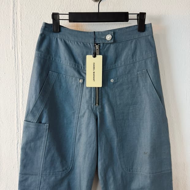 이자벨마랑 린넨 워크 팬츠 