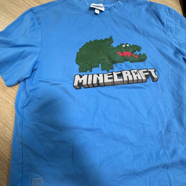 라코스테 마인크래프트 반팔티