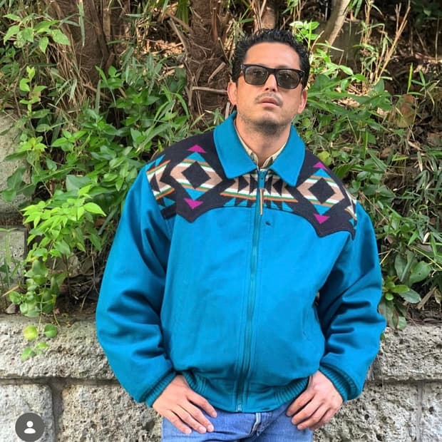 80s VINTAGE PENDLETON WOOL JACKET RARE