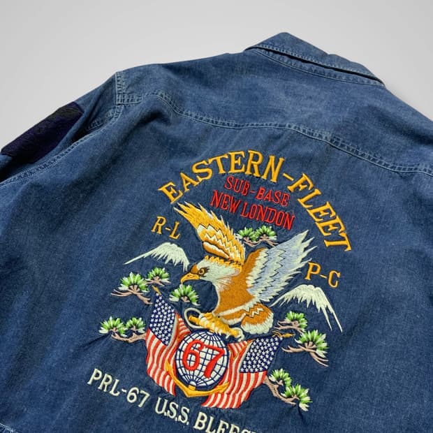 [M/리미티드]폴로 타이거밀리터리와펜 퍼티그 자켓