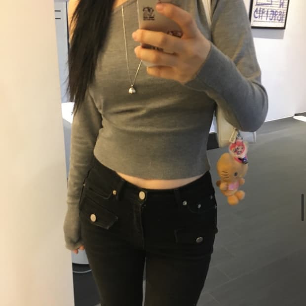 아워캐비넷 현재품절 버튼 부츠컷 팬츠 판매