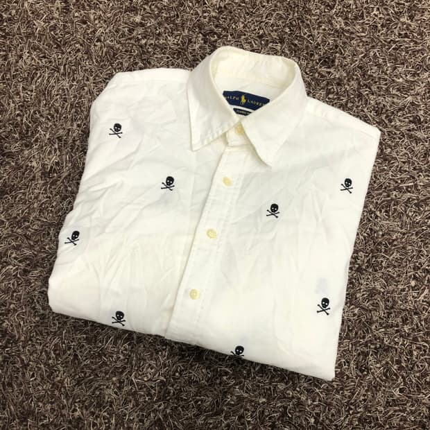 폴로 랄프로렌 스컬 자수 셔츠