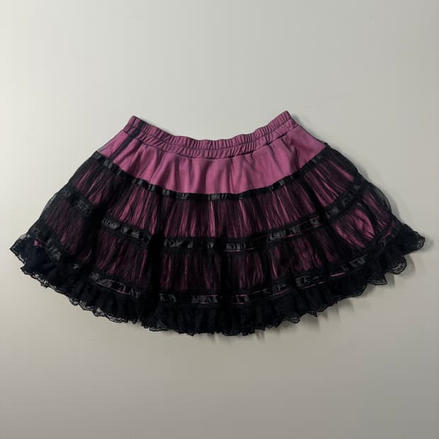 레이어드 티어드 스커트