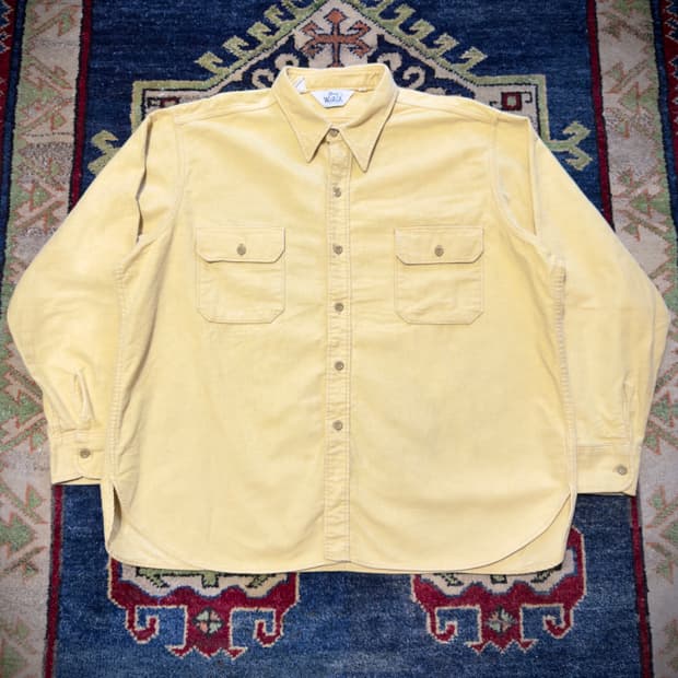 70s USA Woolrich Chamois Yellow shirt