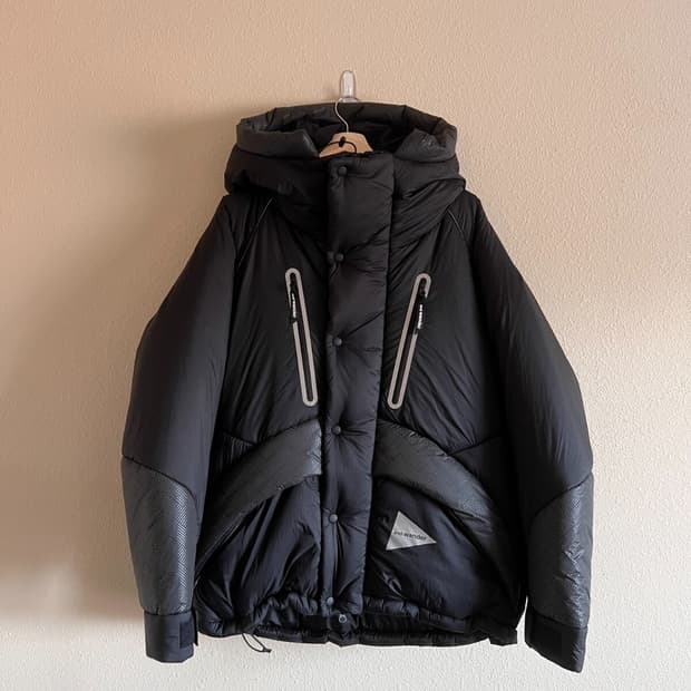 [L/XL] 앤드원더 / LOFTECH 패딩 자켓 블랙