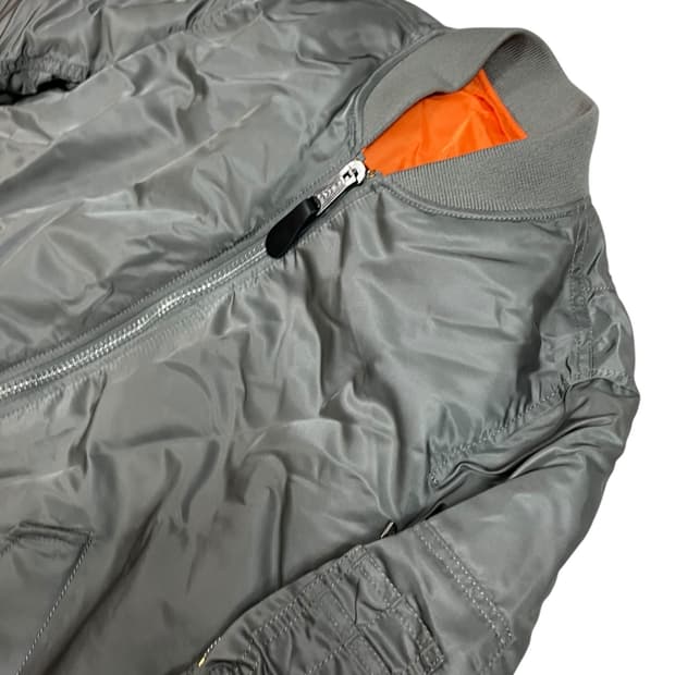 알파인더스트리 리버시블 봄버 자켓 S