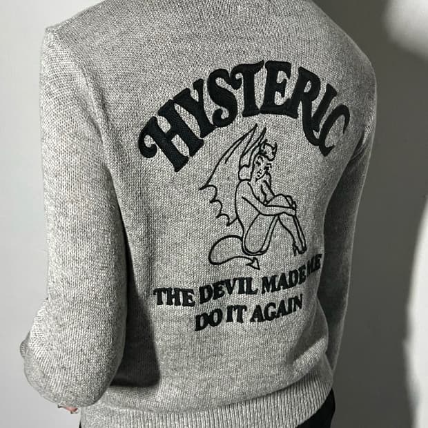 Hysteric Glamour 자수 가디건