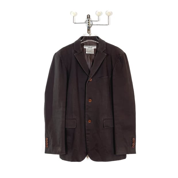 캐서린 햄넷 코튼 블레이저 자켓