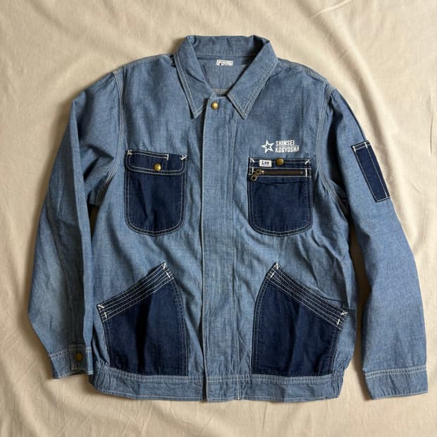 Levi's Lee 리바이스 리 패치워크 데님자켓 L