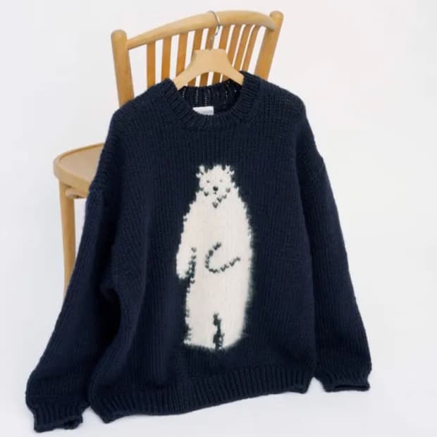 1LDK x HUM VENT ursus knit