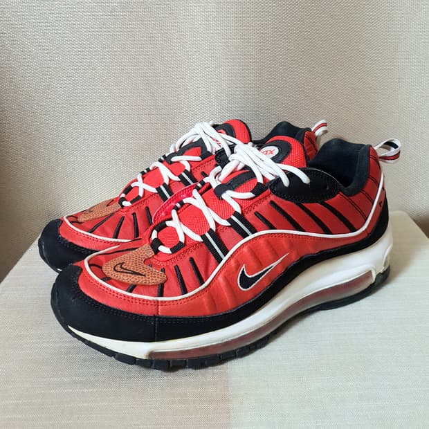 나이키 에어맥스98 하바네로 레드 270
