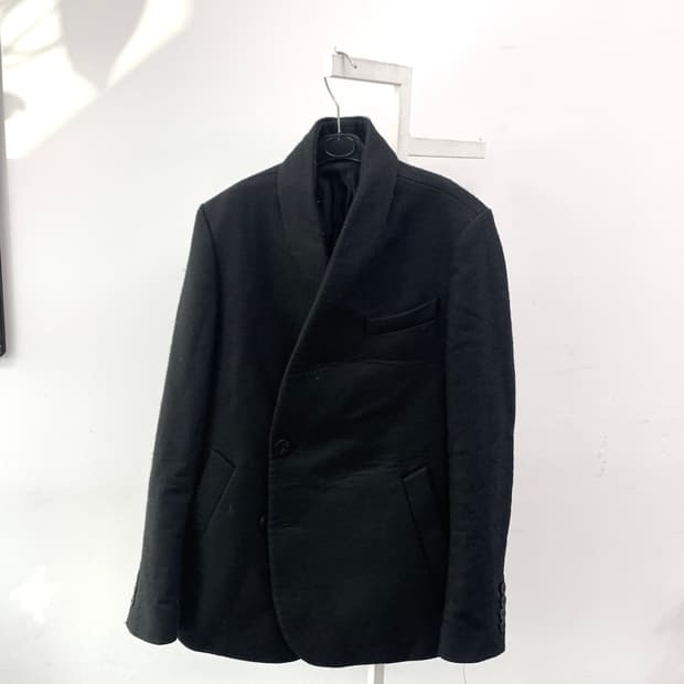 [20FW]우영미 숄카라 자켓(black)