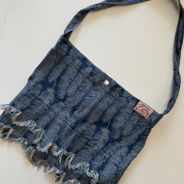 캐피탈 kapital 맥파이 데님 메디슨백 스몰