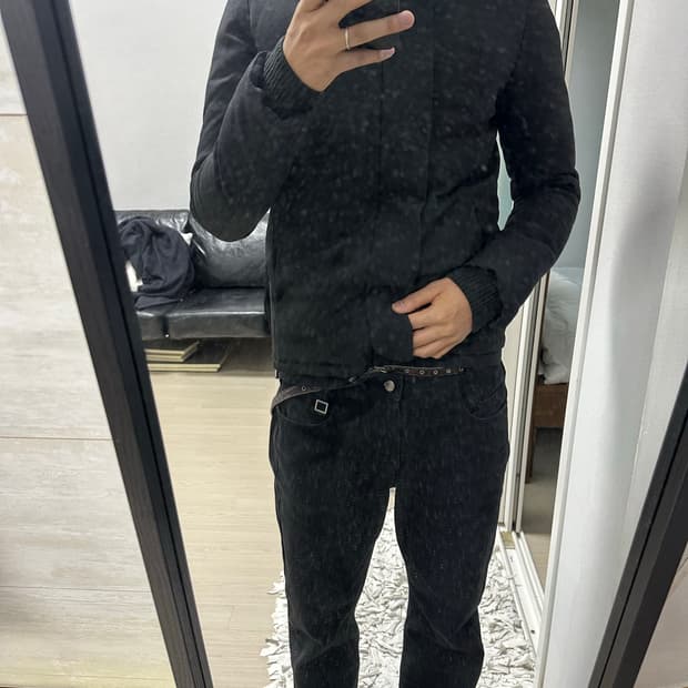 더 비르디안느 블랙 패딩 사이즈 2