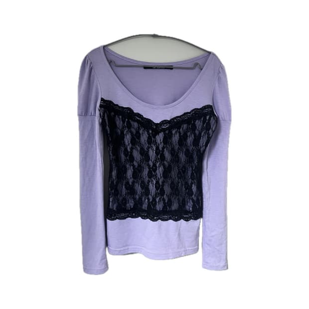 빈티지 고스 고딕 퍼플 레이스 갸루 펑크 립서비스 y2k 공겜여주 롱슬