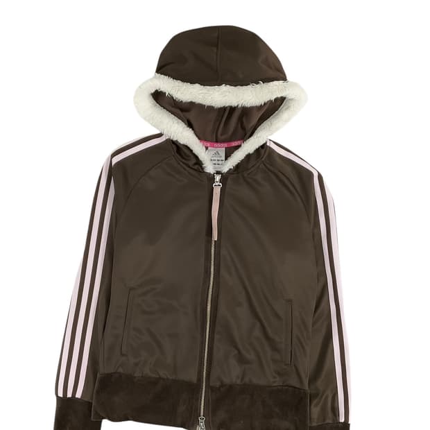 아디다스 브라운 핑크 퍼 져지 일본판