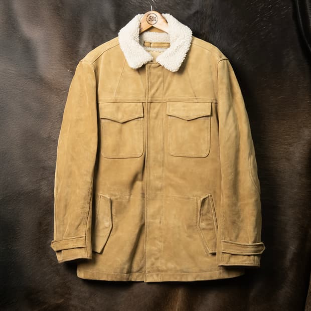 [113] 00s 올드갭 GAP 1969 리얼 스웨이드 랜치코트 