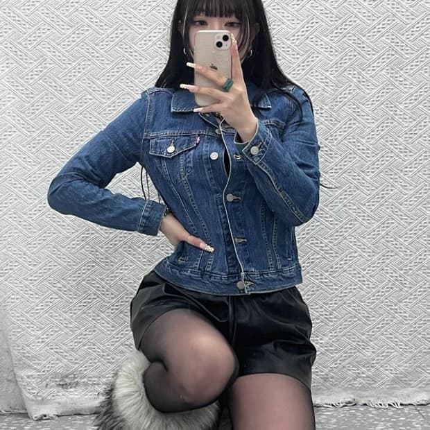 리바이스 레트로 Y2K 00's 캐주얼 데님자켓 S C09943