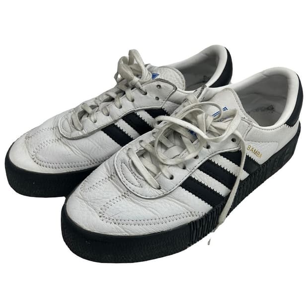 아디다스 삼바로즈 스니커즈 화이트-블랙 235