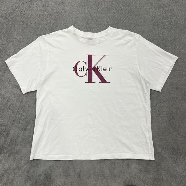 M 캘빈클라인 ck로고 반팔 티셔츠