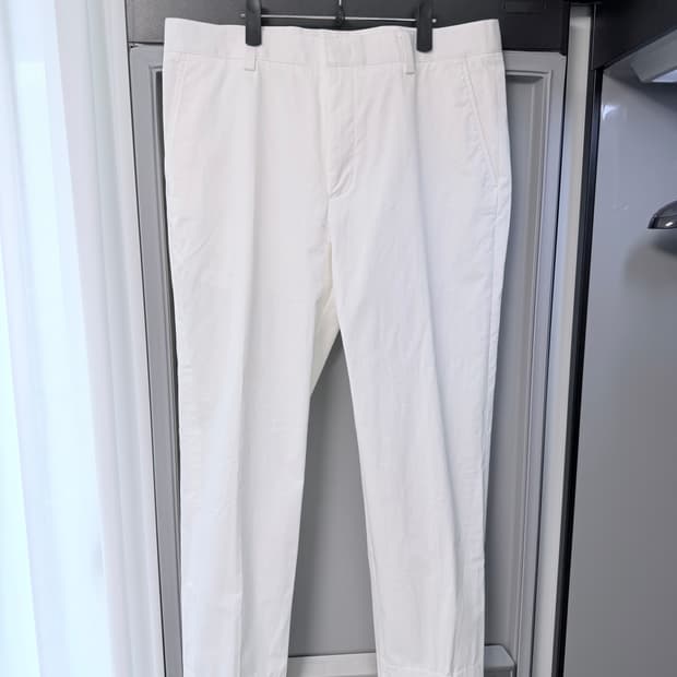 24ss 솔리드옴므 남성 화이트 바지 50
