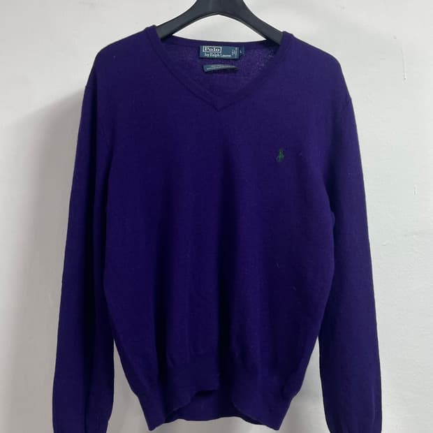 폴로 랄프로렌 밀라노 울 브이넥 니트 (on.557)