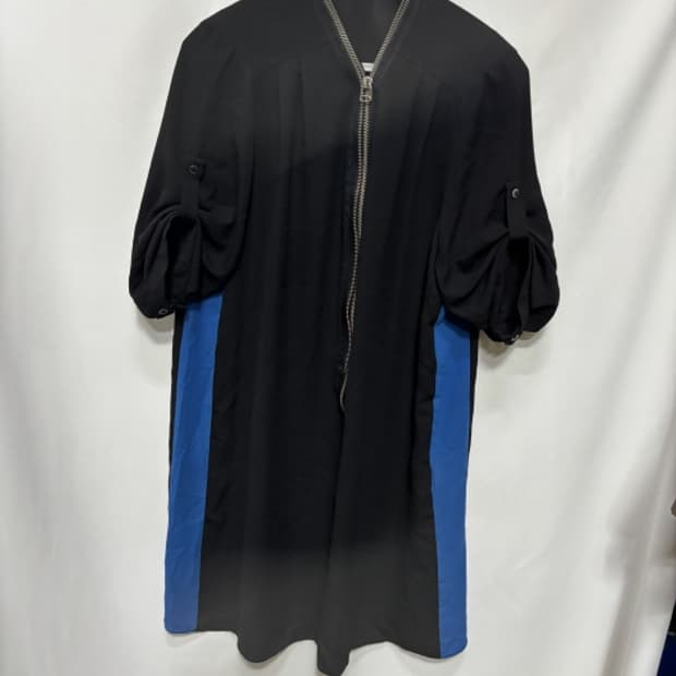 이신우(ICINOO)소매 롤업 탭 원피스