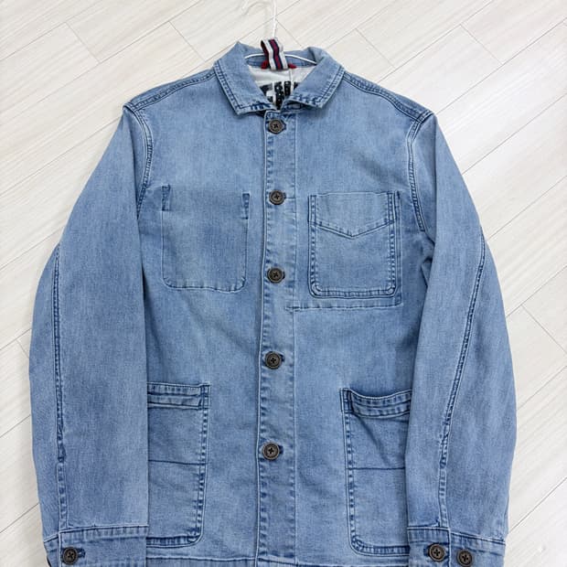 헨리코튼 데님 초어자켓, 프렌치 워크자켓 100