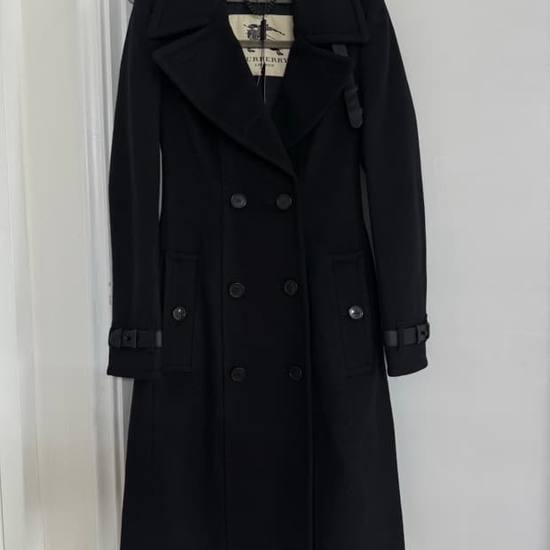 버버리 런던 울 캐시미어 더블 코트(새상품)