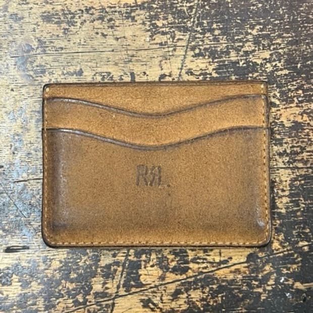 RRL 카드지갑 러프아웃스웨이드