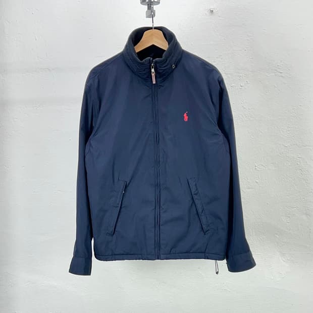 폴로 랄프로렌 네이비 폴리쉘 포니 페리 블루종 자켓