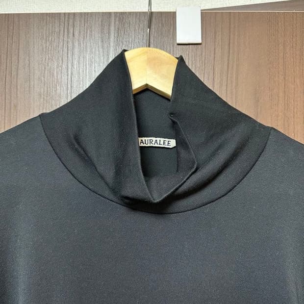 오라리 AURALEE LUSTER PLAITING HI NECK L/S