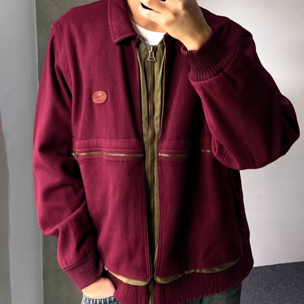 Facommable 90s 투웨이 트랜스폼 울 자켓