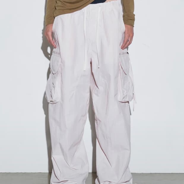 Parachute Cargo Pants Ballerina Pink
