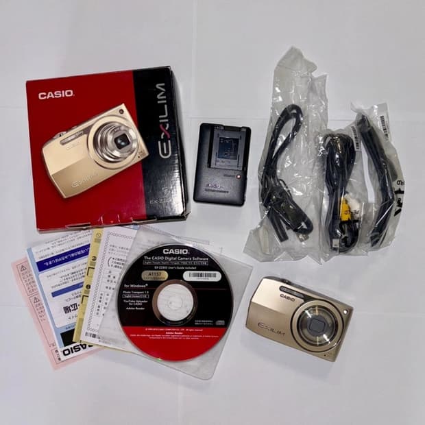 카시오 엑슬림 ex z2300 골드 디지털 카메라