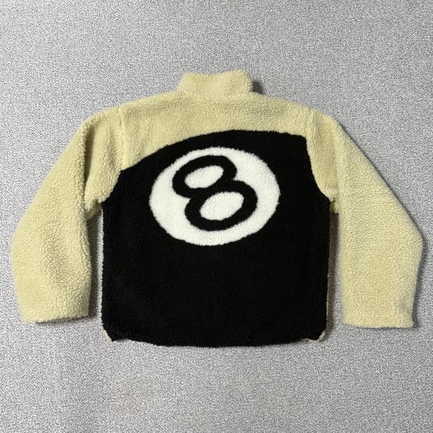 [정가 55만원] 스투시 리버시블 8볼 쉐르파 자켓