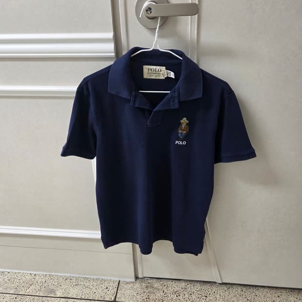 폴로 카우보이 자수 폴로 카라티