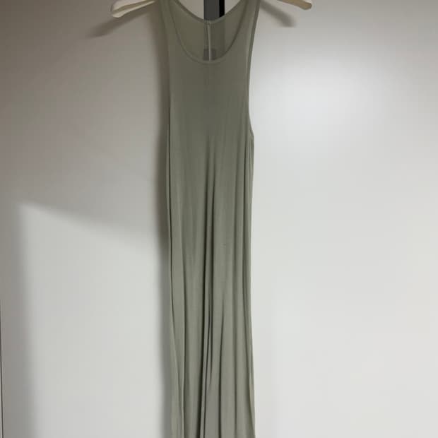 릭오웬스 비스코스 실크 탱크 탑 M