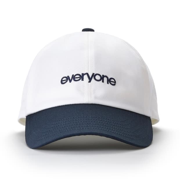 everone og logo daily cap (white/navy)