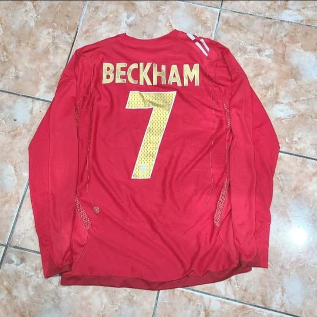 Umbro 06 08 잉글랜드 축구 국대 베컴 올드레플 축구져지