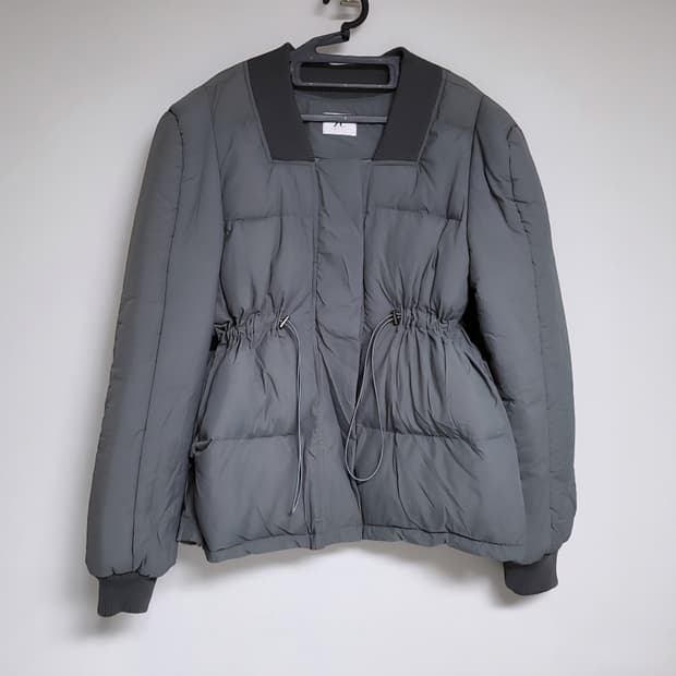 메이빈스 어깨 퍼프 모던 패딩 누빔자켓 코트