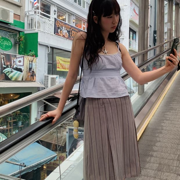 Lou Lou Seoul downtown skirt + top set