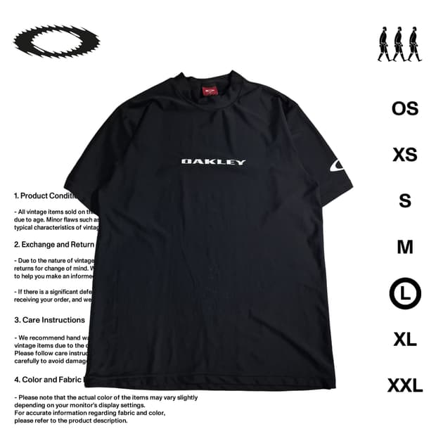 오클리 00's 소프트웨어 반팔 래쉬가드 L사이즈