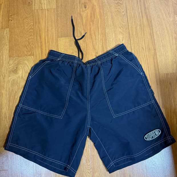 [S] 슈프림 24SS 나일론 페인터 쇼츠 블랙