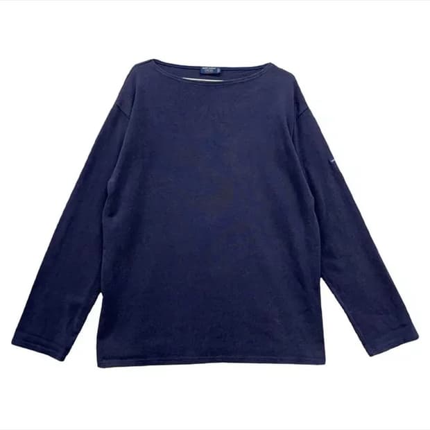 세인트제임스 무지 롱슬리브 긴팔티 100