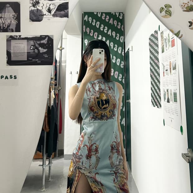 언더커버 원피스 드레스 치파오