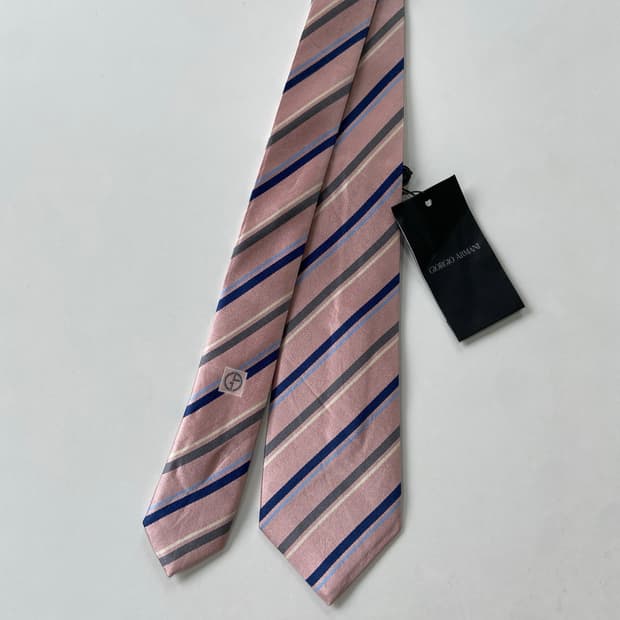 택달린 조르지오 알마니 명품 정품넥타이(ARMANI) 7.7cm